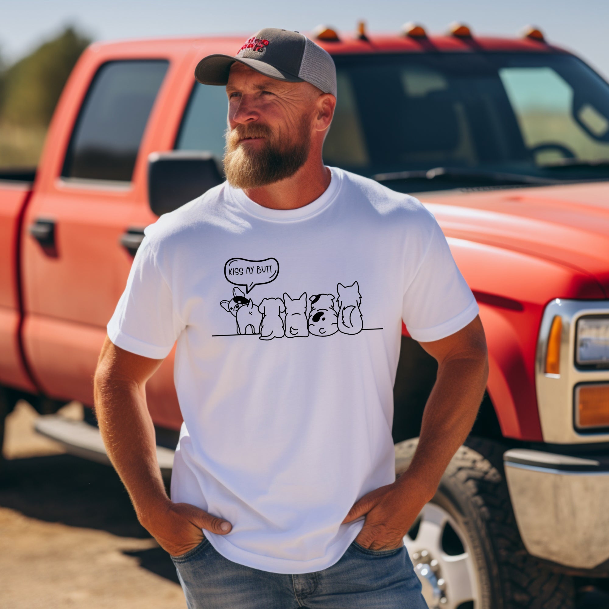 Front view of a male model wearing the Orca Snork