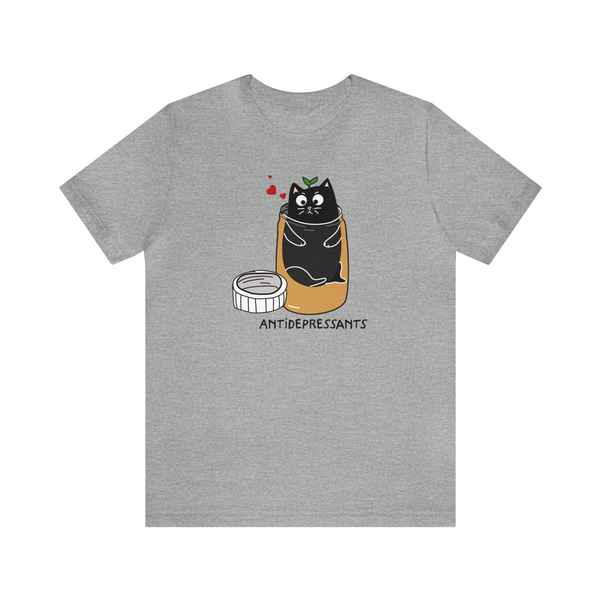 Funny Cat Antidepressant T-Shirt | Orca Snork