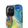 iPhone 12 Mini Peacock Feathers Tough Phone Case | Orca Snork