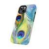 iPhone 12 Mini Peacock Feathers Tough Phone Case | Orca Snork