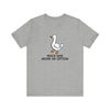 Athletic Heather | Duck No Peace Unisex Short Sleeve T-Shirt | Orca Snork