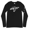 Black | Snork Original Dog Walking Unisex Long Sleeve Tee | Orca Snork
