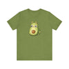 Heather Green | Avo Cat Unisex Short Sleeve T-Shirt | Orca Snork
