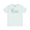 Heather Ice Blue | Snork Original Kiss My Butt Dog Short Sleeve T-Shirt | Orca Snork