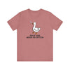 Heather Mauve | Duck No Peace Unisex Short Sleeve T-Shirt | Orca Snork