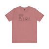 Heather Mauve | Snork Original Kiss My Butt Dog Short Sleeve T-Shirt | Orca Snork