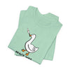 Heather Mint | Duck No Peace Unisex Short Sleeve T-Shirt | Orca Snork