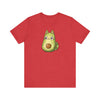 Heather Red | Avo Cat Unisex Short Sleeve T-Shirt | Orca Snork
