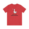 Heather Red | Duck No Peace Unisex Short Sleeve T-Shirt | Orca Snork