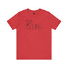 Heather Red | Snork Original Kiss My Butt Dog Short Sleeve T-Shirt | Orca Snork