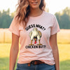 Light Blue | Guess What Chicken Butt Unisex T-Shirt | Orca Snork