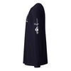 Navy | Snork Original Paws Frenchie Unisex Long Sleeve Tee | Orca Snork