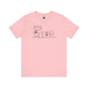 Pink | Snork Original Kiss My Butt Dog Short Sleeve T-Shirt | Orca Snork