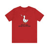 Red | Duck No Peace Unisex Short Sleeve T-Shirt | Orca Snork