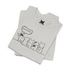 Silver | Snork Original Kiss My Butt Dog Short Sleeve T-Shirt | Orca Snork