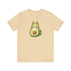 Soft Cream | Avo Cat Unisex Short Sleeve T-Shirt | Orca Snork