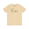 Soft Cream | Snork Original Kiss My Butt Dog Short Sleeve T-Shirt | Orca Snork