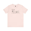 Soft Pink | Snork Original Kiss My Butt Dog Short Sleeve T-Shirt | Orca Snork