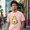 White | Avo Cat Unisex Short Sleeve T-Shirt | Orca Snork