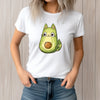 White | Avo Cat Unisex Short Sleeve T-Shirt | Orca Snork