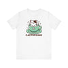 White | Catpuccino Short Sleeve T - Shirt | Orca Snork