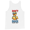 White | Mister Purrfect Trailblazer Don't Duck With Me Tank Top | Orca Snork