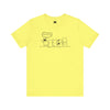 Yellow | Snork Original Kiss My Butt Dog Short Sleeve T-Shirt | Orca Snork