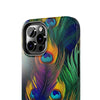 iPhone 12 Mini | Bold Peacock Feather Print Tough Phone Case | Orca Snork