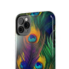iPhone 12 Mini | Bold Peacock Feather Print Tough Phone Case | Orca Snork