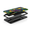 iPhone 12 Mini | Bold Peacock Feather Print Tough Phone Case | Orca Snork