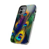 iPhone 12 Mini | Bold Peacock Feather Print Tough Phone Case | Orca Snork
