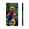 iPhone XS MAX | Bold Peacock Feather Print Tough Phone Case | Orca Snork