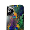 iPhone 12 Mini | Bold Peacock Feather Print Tough Phone Case | Orca Snork