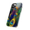 iPhone 12 Mini | Bold Peacock Feather Print Tough Phone Case | Orca Snork