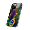 iPhone 12 Mini | Bold Peacock Feather Print Tough Phone Case | Orca Snork