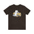 Brown | Adorable Cat Fixing A Car Unisex Short Sleeve T-Shirt | Orca Snork