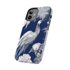 iPhone 14 Pro | Chinoiserie Blue White Bird Tough Phone Case | Orca Snork