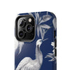 iPhone 14 Pro | Chinoiserie Blue White Bird Tough Phone Case | Orca Snork