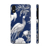 iPhone 14 | Chinoiserie Blue White Bird Tough Phone Case | Orca Snork