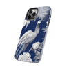 iPhone 14 Pro | Chinoiserie Blue White Bird Tough Phone Case | Orca Snork
