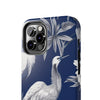 iPhone 14 Pro | Chinoiserie Blue White Bird Tough Phone Case | Orca Snork