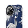 iPhone 14 Pro | Chinoiserie Blue White Bird Tough Phone Case | Orca Snork