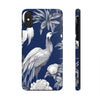 iPhone 14 | Chinoiserie Blue White Bird Tough Phone Case | Orca Snork