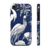 iPhone 14 | Chinoiserie Blue White Bird Tough Phone Case | Orca Snork