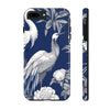 iPhone 14 | Chinoiserie Blue White Bird Tough Phone Case | Orca Snork