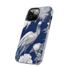 iPhone 14 Pro | Chinoiserie Blue White Bird Tough Phone Case | Orca Snork