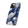 iPhone 14 Pro | Chinoiserie Blue White Bird Tough Phone Case | Orca Snork