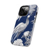 iPhone 14 Pro | Chinoiserie Blue White Bird Tough Phone Case | Orca Snork