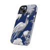iPhone 14 Pro | Chinoiserie Blue White Bird Tough Phone Case | Orca Snork