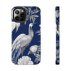 iPhone 14 | Chinoiserie Blue White Bird Tough Phone Case | Orca Snork